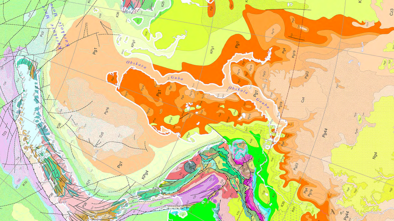 Illustration for article titled Your New Desktop Wallpaper: A Fetching Geological Map Of The Arctic